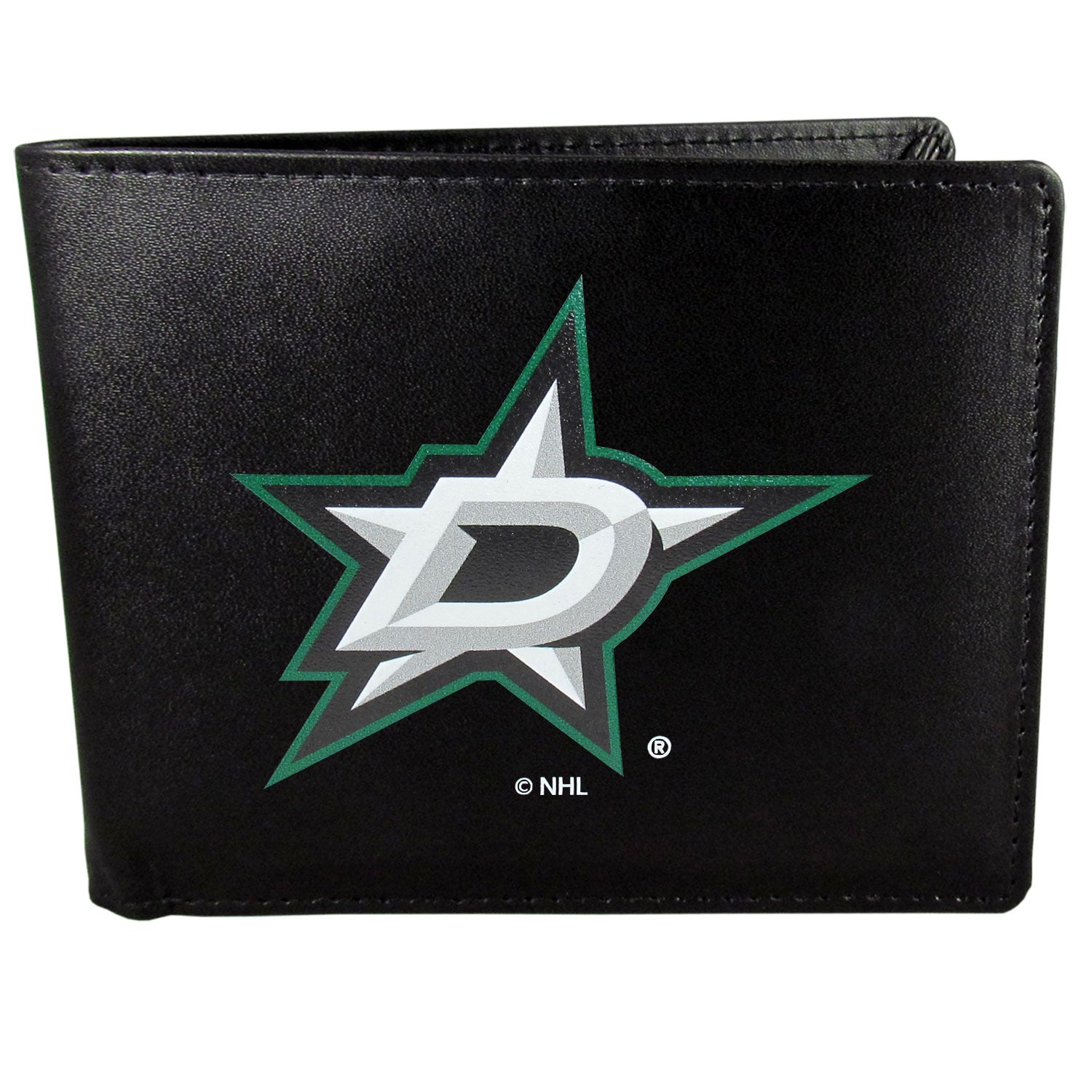 Dallas Stars™ Leather Bi-fold Wallet, Large Logo
