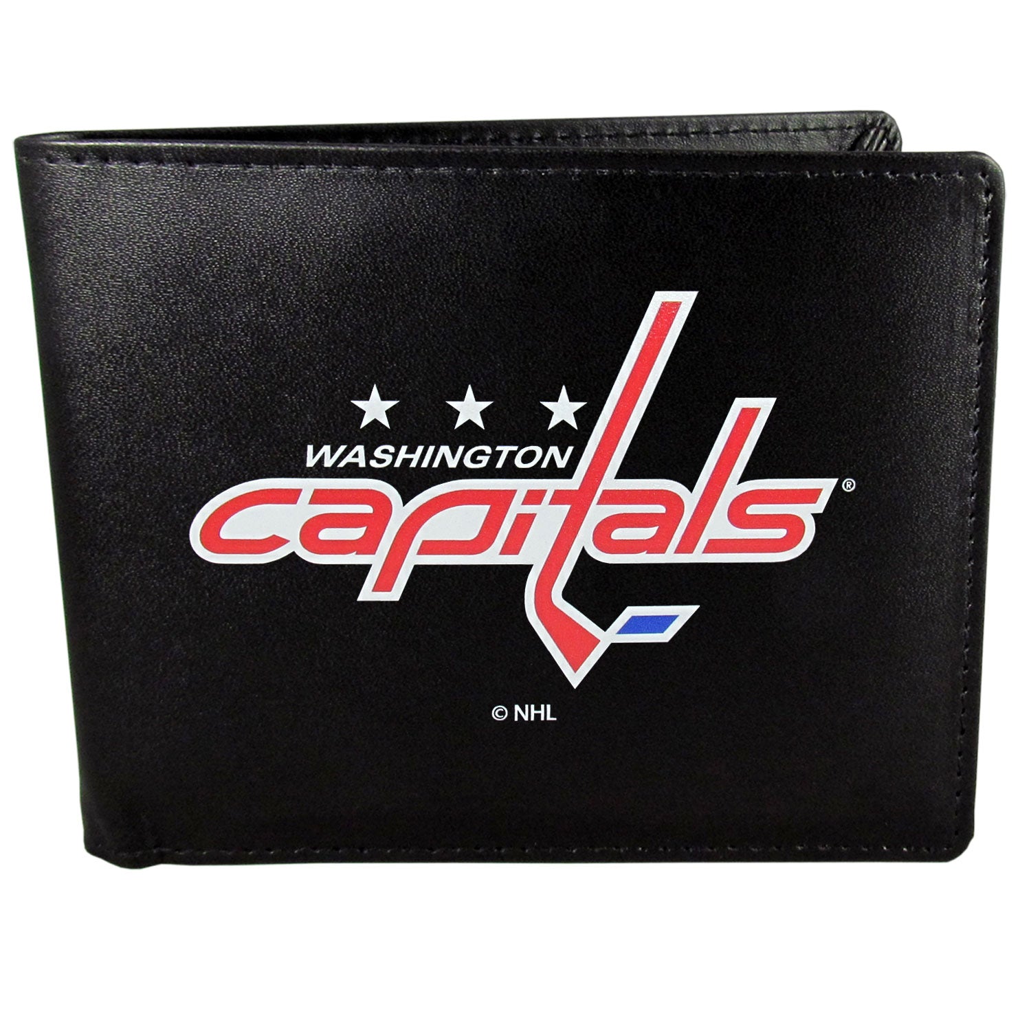Washington Capitals® Leather Bi-fold Wallet, Large Logo