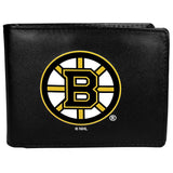 Boston Bruins Leather Bi-fold Wallet Large Logo - Boston Bruins - Flyclothing LLC
