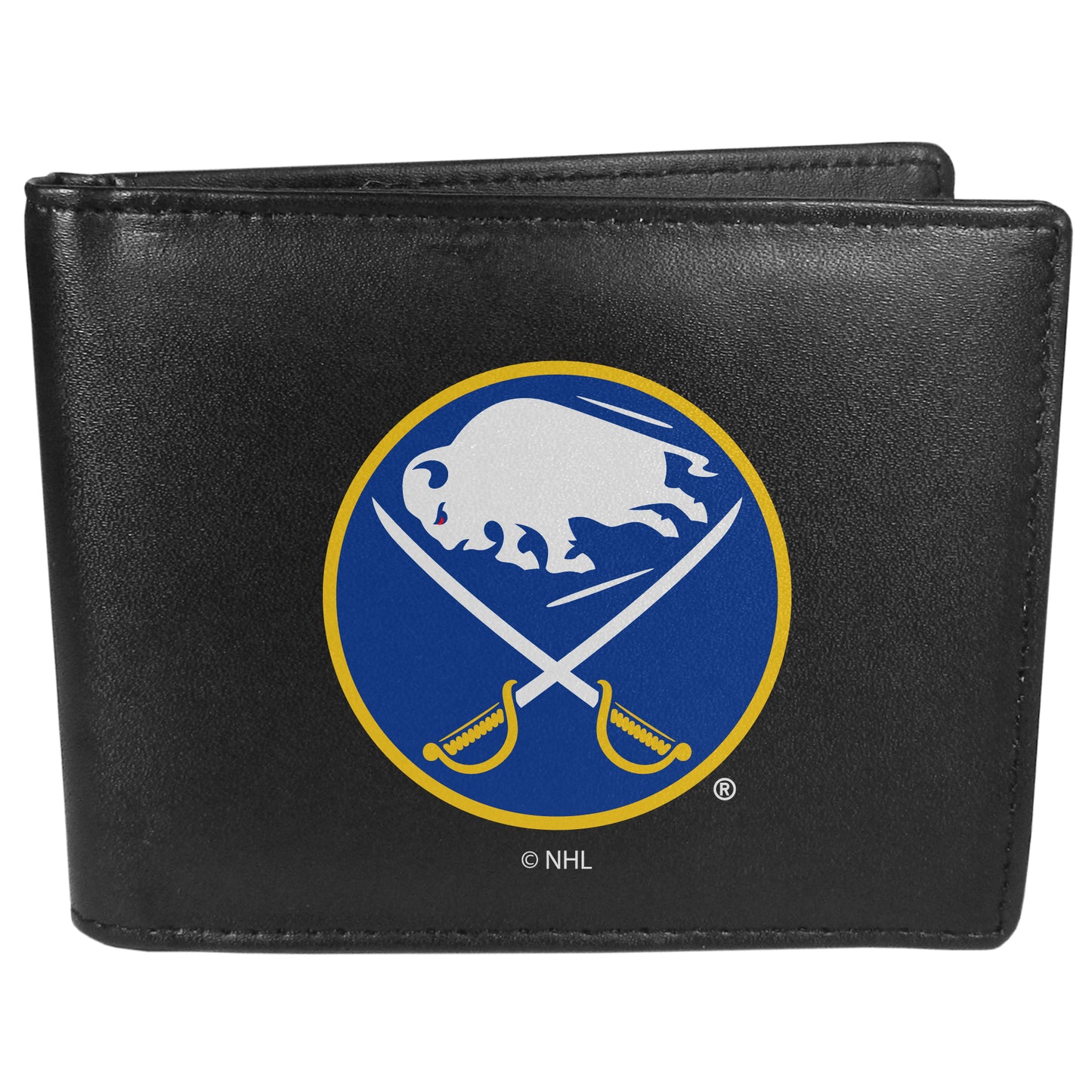 Buffalo Sabres® Leather Bi-fold Wallet, Large Logo