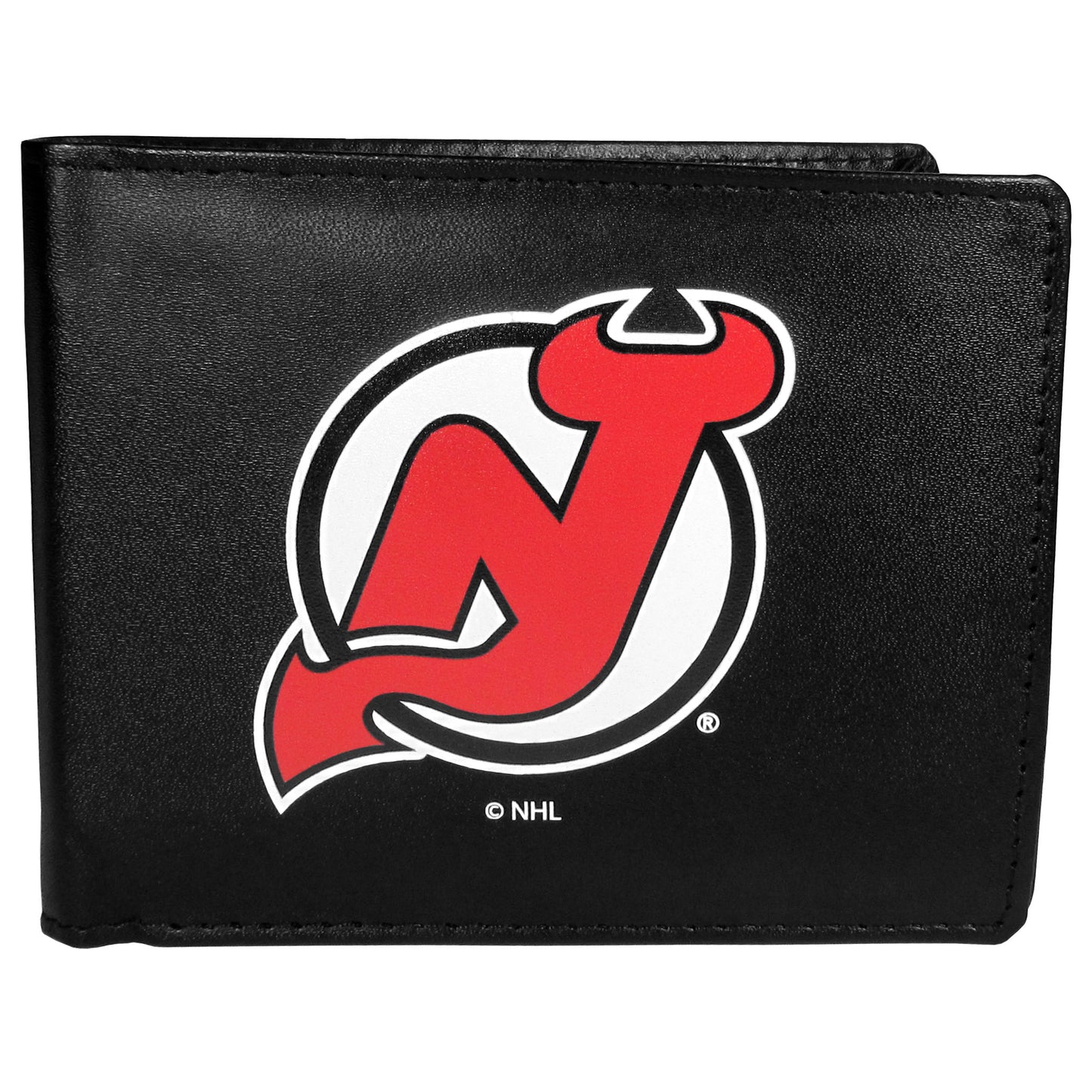 New Jersey Devils® Leather Bi-fold Wallet, Large Logo