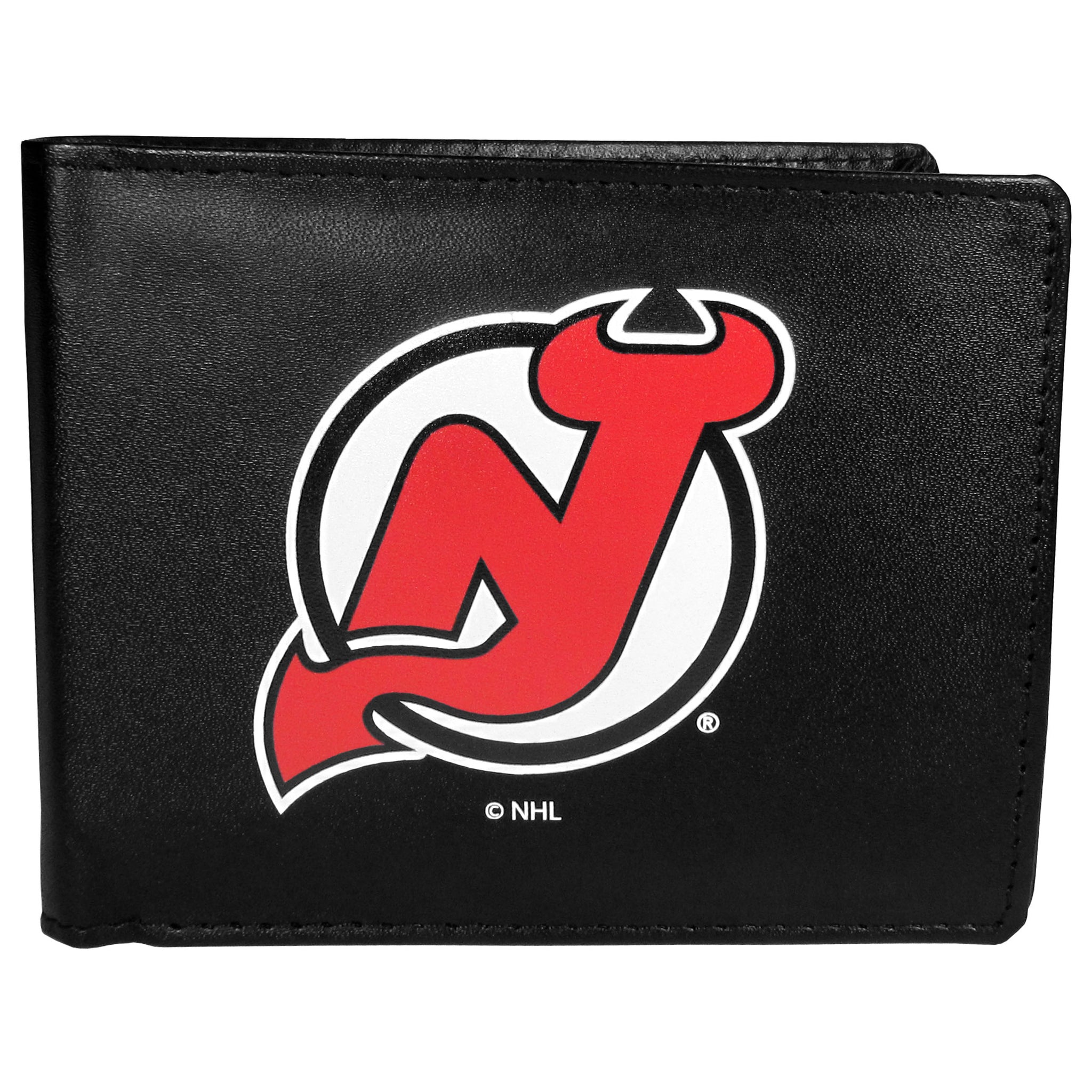 New Jersey Devils® Leather Bi-fold Wallet, Large Logo