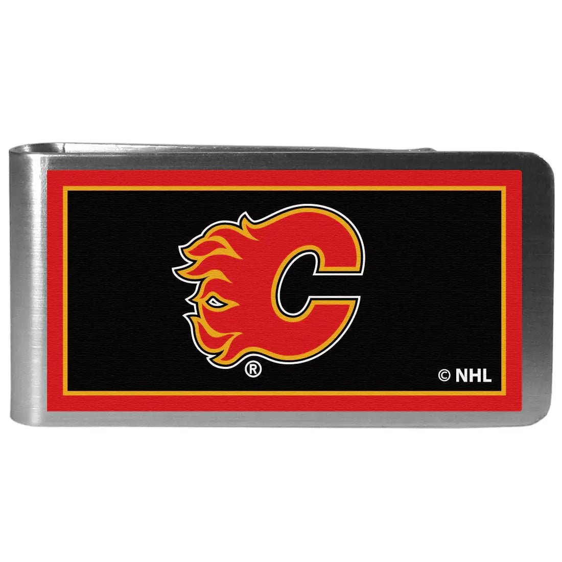 Calgary Flames Logo Money Clips - Calgary Flames - Flyclothing LLC
