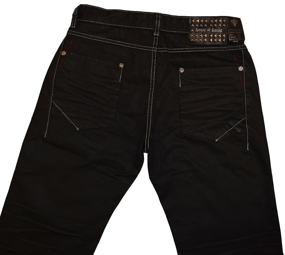 House of Lords Black Denim Jeans - House of Lords Clothing - Flyclothing LLC