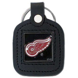 Detroit Red Wings Square Leatherette Key Chain - Detroit Red Wings - Flyclothing LLC
