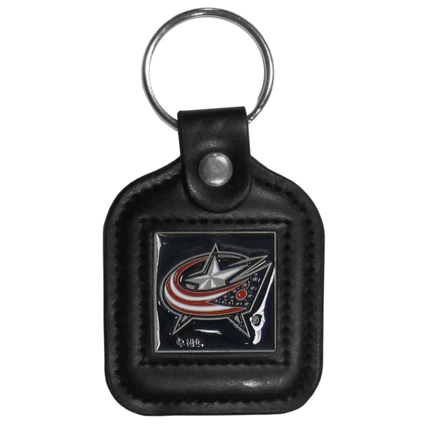 Columbus Blue Jackets Square Leatherette Key Chain - Columbus Blue Jackets - Flyclothing LLC