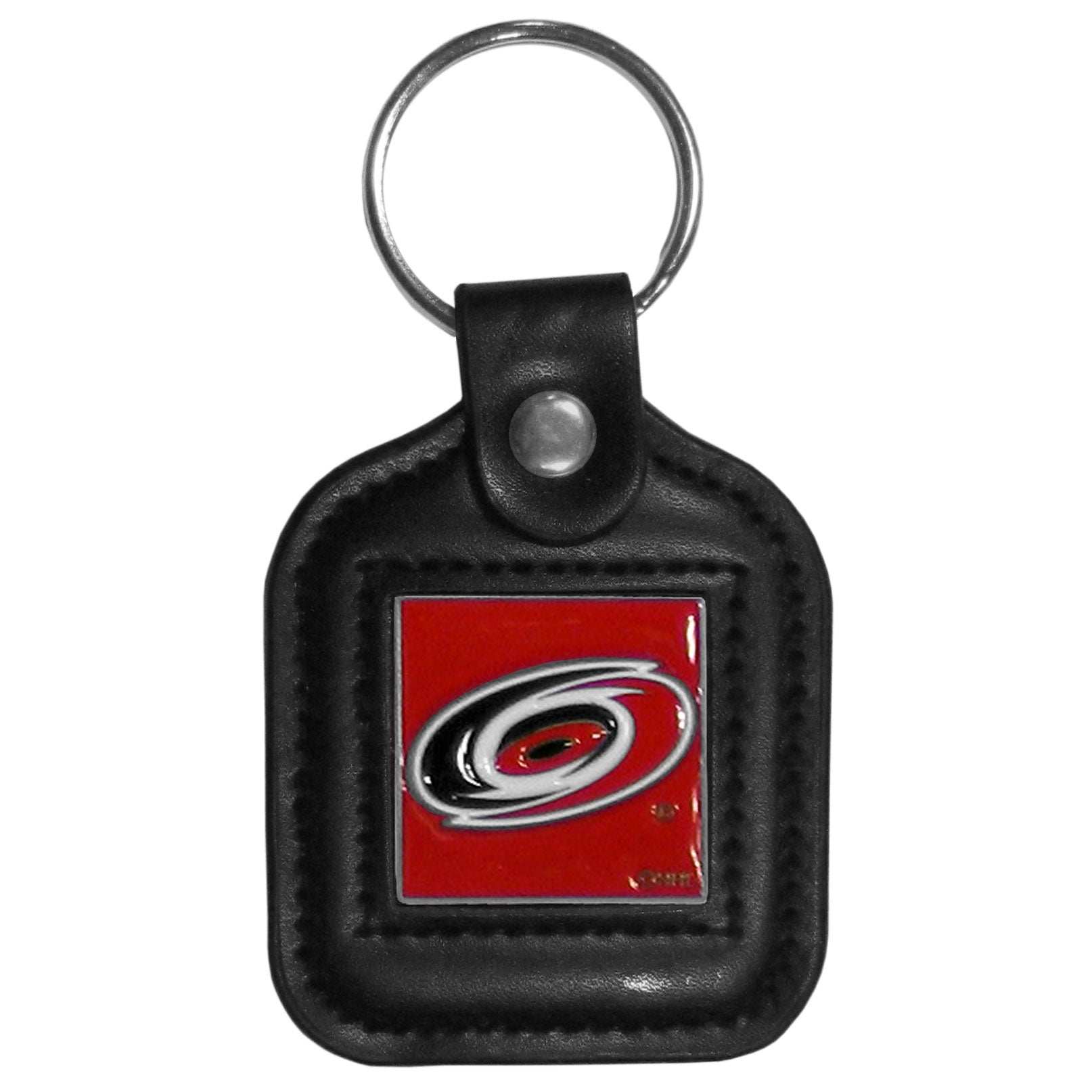 Carolina Hurricanes Square Leatherette Key Chain - Carolina Hurricanes - Flyclothing LLC