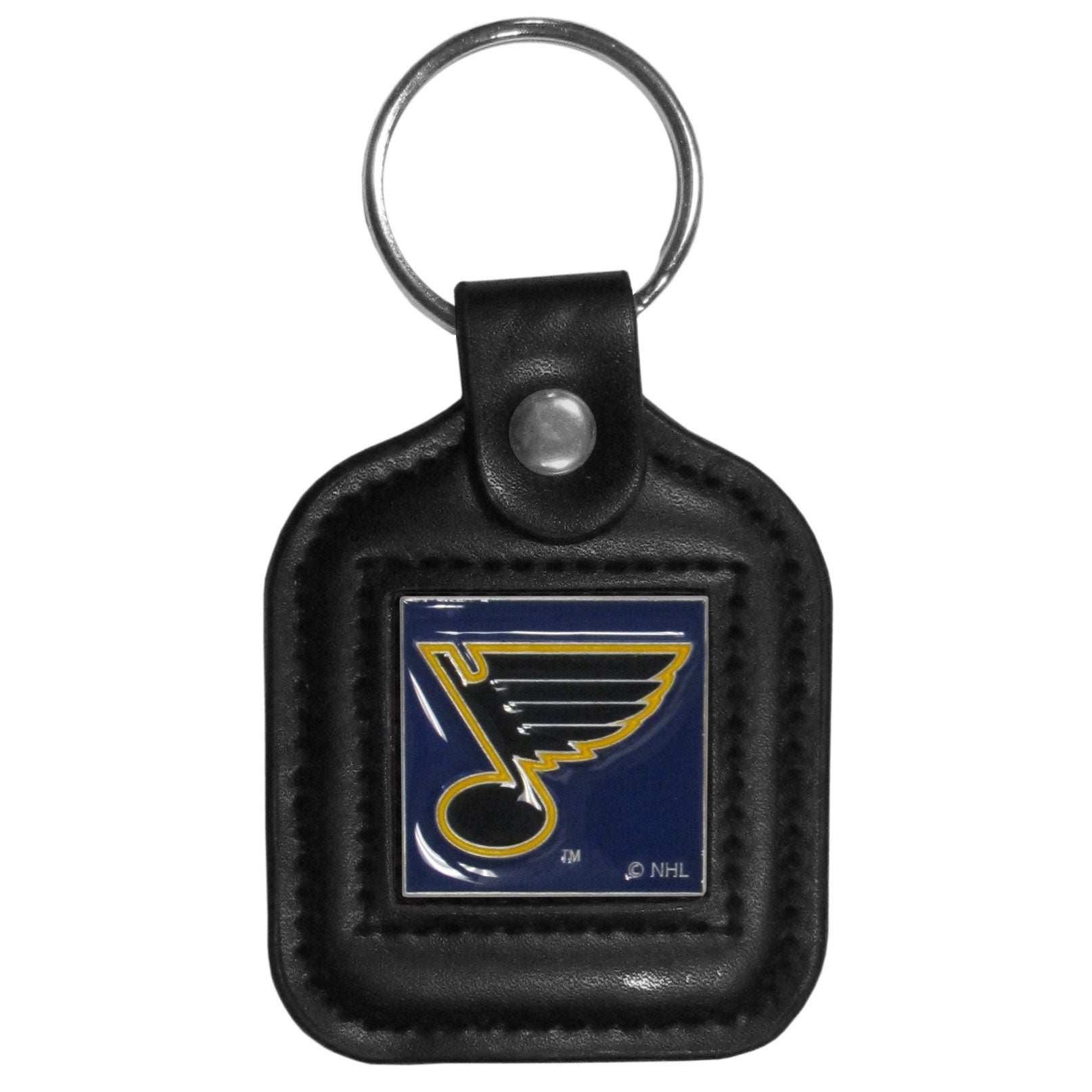 St. Louis Blues Square Leatherette Key Chain - St. Louis Blues - Flyclothing LLC
