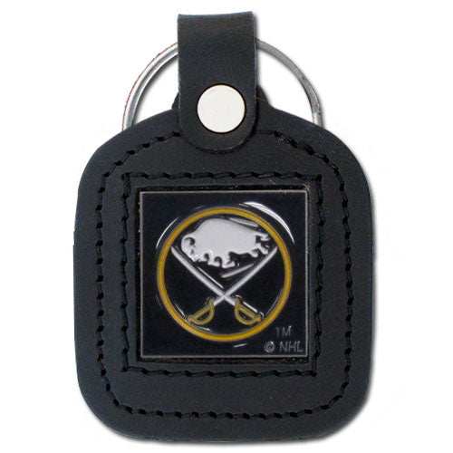 Buffalo Sabres Square Leatherette Key Chain - Buffalo Sabres - Flyclothing LLC