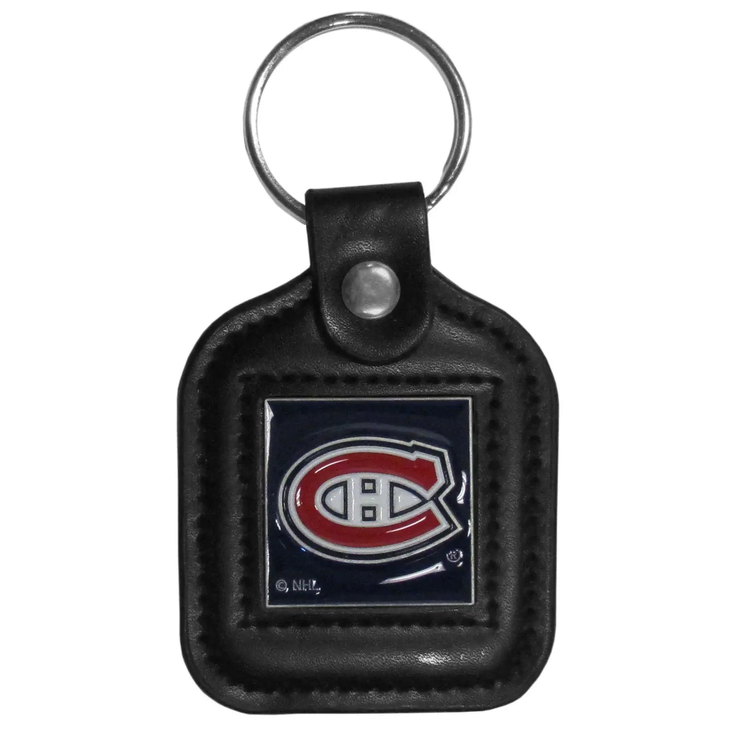 Montreal Canadiens Square Leatherette Key Chain - Montreal Canadiens - Flyclothing LLC