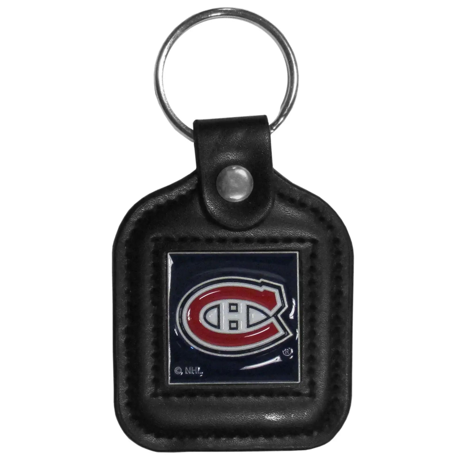 Montreal Canadiens Square Leatherette Key Chain - Montreal Canadiens - Flyclothing LLC