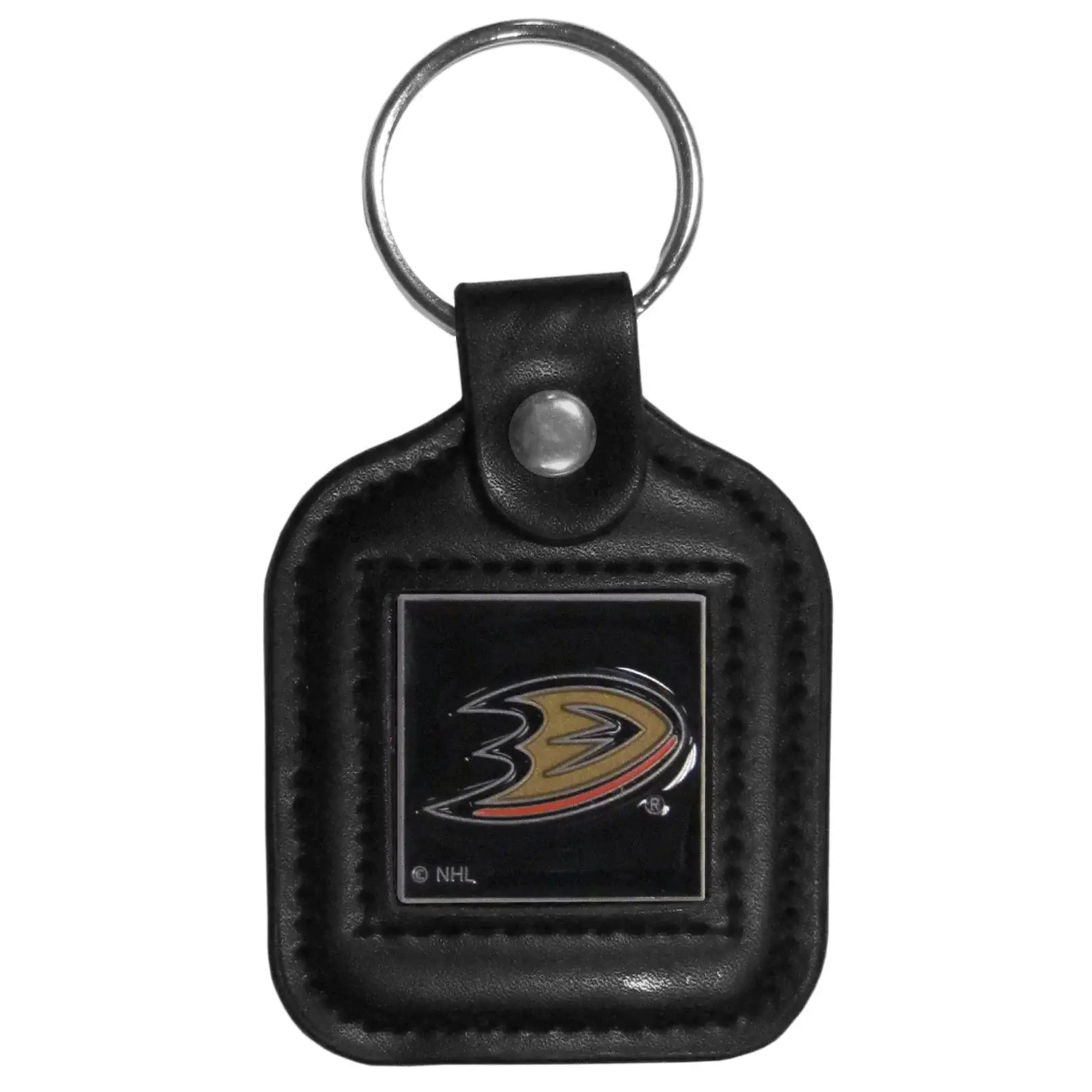 Anaheim Ducks Square Leatherette Key Chain - Anaheim Ducks - Flyclothing LLC