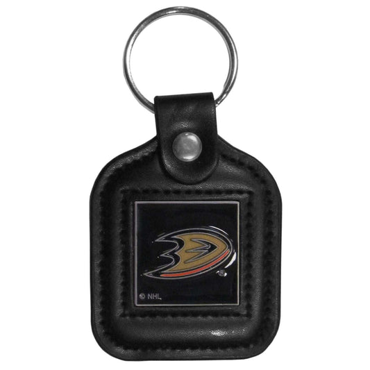 Anaheim Ducks Square Leatherette Key Chain - Anaheim Ducks - Flyclothing LLC