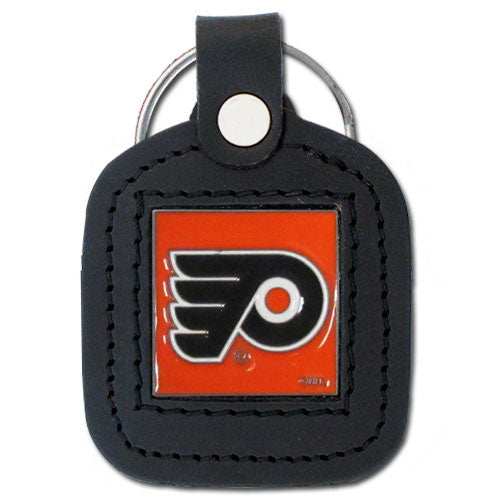 Philadelphia Flyers Square Leatherette Key Chain - Philadelphia Flyers - Flyclothing LLC