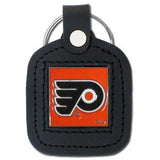 Philadelphia Flyers Square Leatherette Key Chain - Philadelphia Flyers - Flyclothing LLC