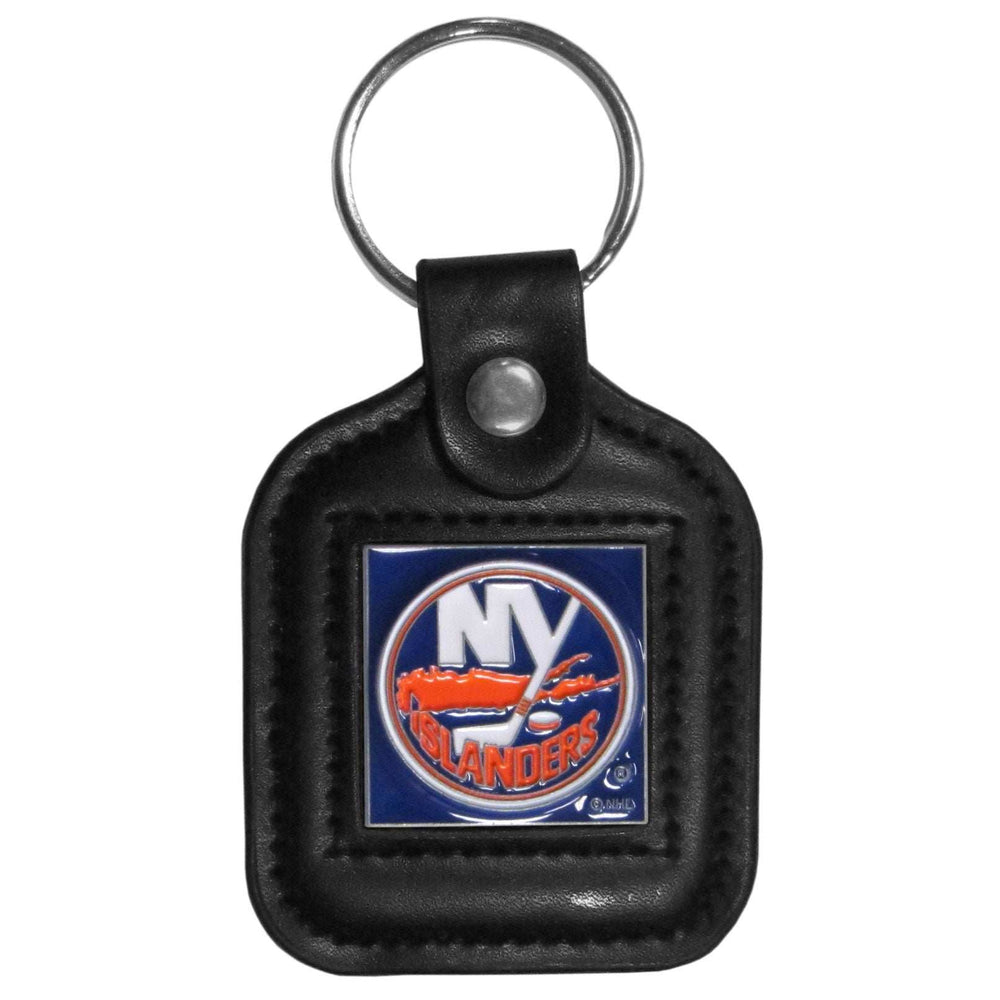 New York Islanders Square Leatherette Key Chain - New York Islanders - Flyclothing LLC