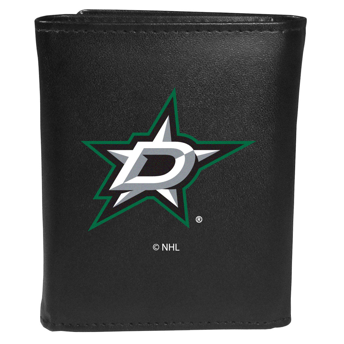 Dallas Stars™ Leather Tri-fold Wallet, Large Logo