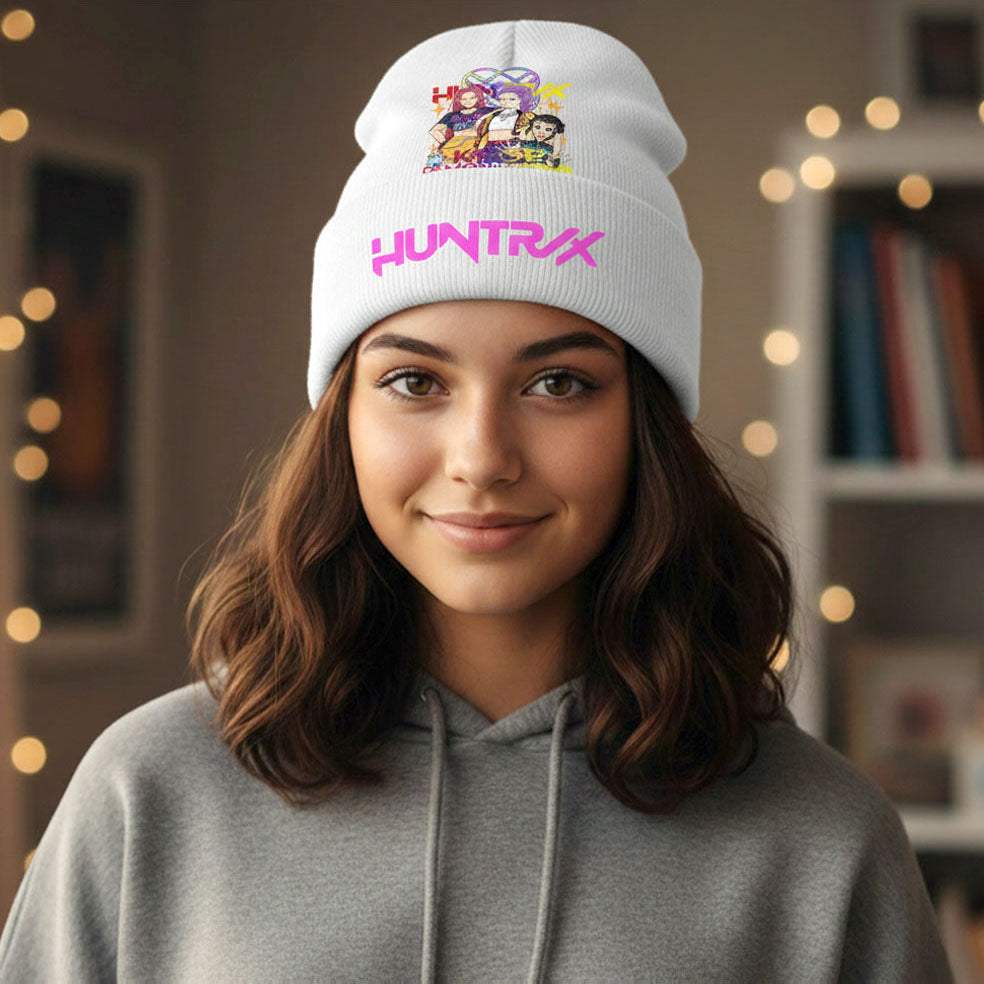 KPOP Demon Hunters HUNTRIX Graphic Winter Beanie Hat - Madeline Love - Flyclothing LLC
