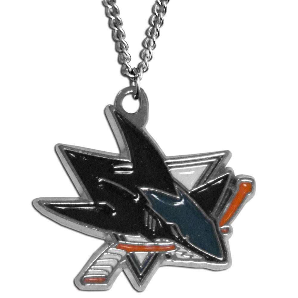 San Jose Sharks Chain Necklace - San Jose Sharks - Flyclothing LLC