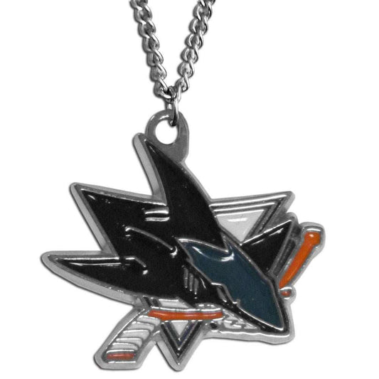 San Jose Sharks Chain Necklace - San Jose Sharks - Flyclothing LLC