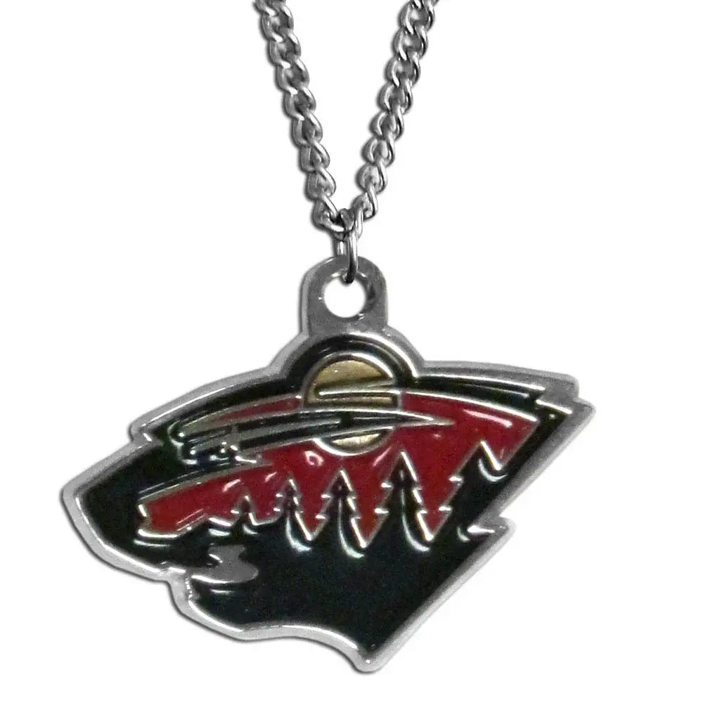 Minnesota Wild Chain Necklace - Minnesota Wild - Flyclothing LLC