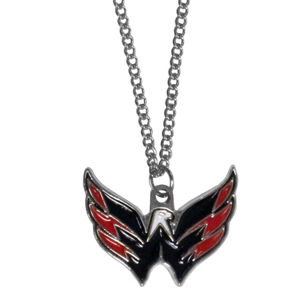 Washington Capitals Chain Necklace with Small Charm - Washington Capitals - Flyclothing LLC