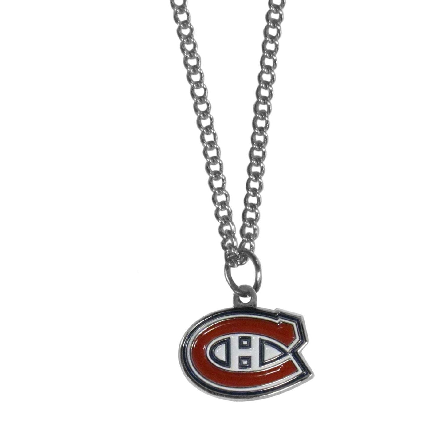 Montreal Canadiens Chain Necklace with Small Charm - Montreal Canadiens - Flyclothing LLC