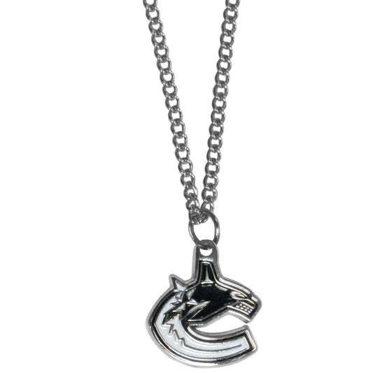 Vancouver Canucks Chain Necklace with Small Charm - Vancouver Canucks - Flyclothing LLC