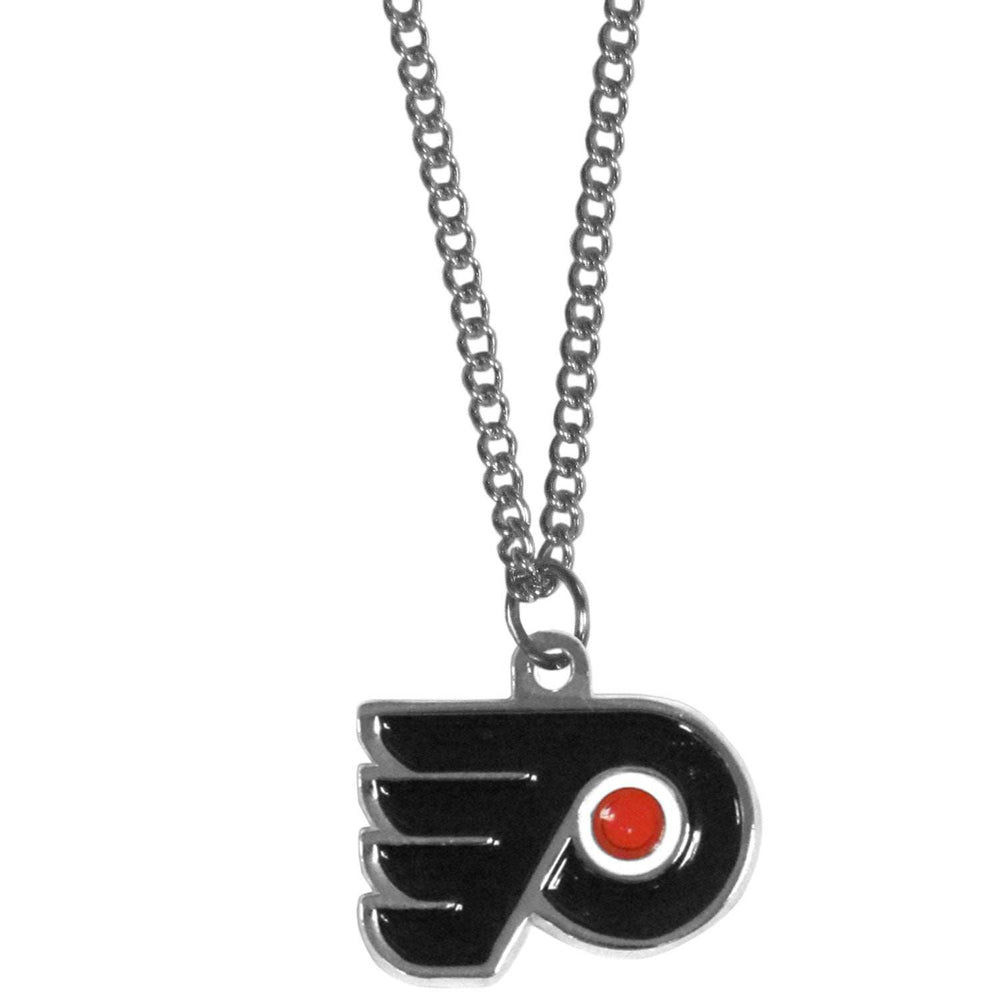 Philadelphia Flyers Chain Necklace with Small Charm - Philadelphia Flyers - Flyclothing LLC