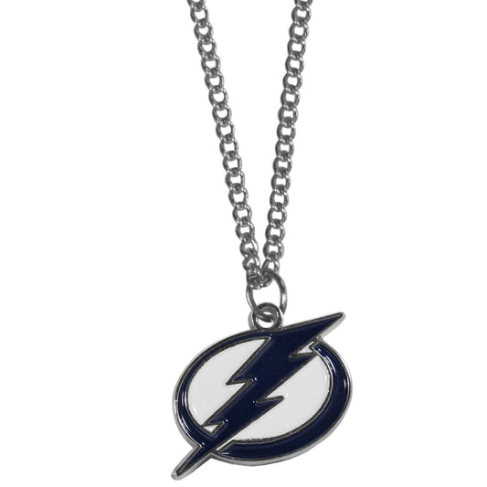 Tampa Bay Lightning Chain Necklace with Small Charm - Tampa Bay Lightning - Flyclothing LLC
