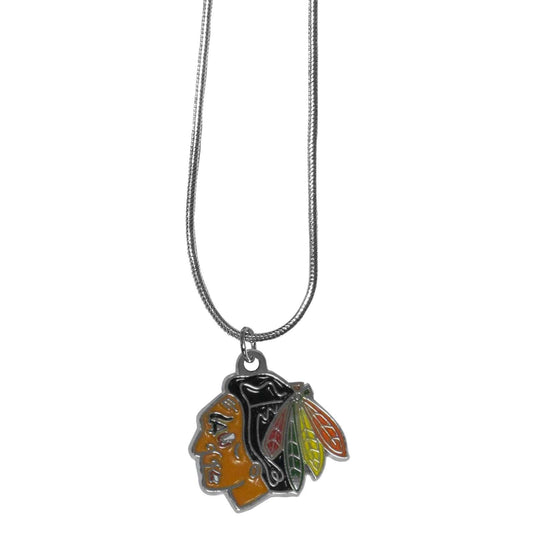 Chicago Blackhawks Snake Chain Necklace - Chicago Blackhawks - Flyclothing LLC