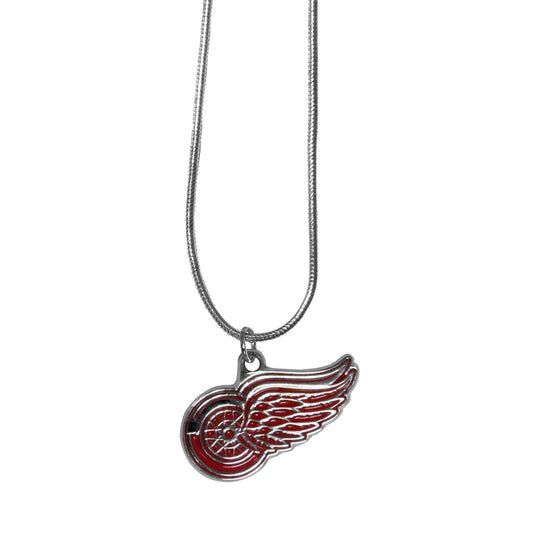 Detroit Red Wings Snake Chain Necklace - Detroit Red Wings - Flyclothing LLC