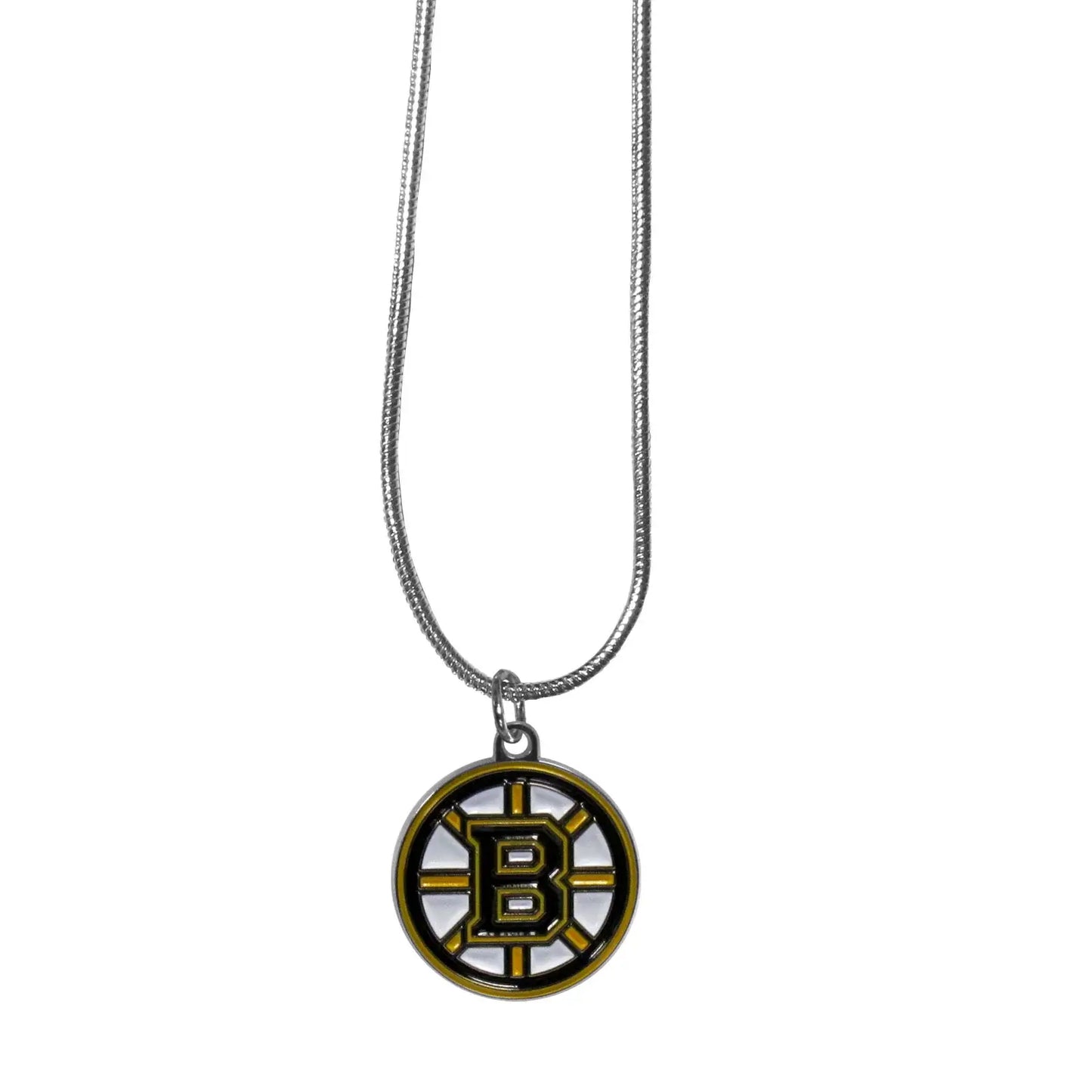 Boston Bruins Snake Chain Necklace - Boston Bruins - Flyclothing LLC
