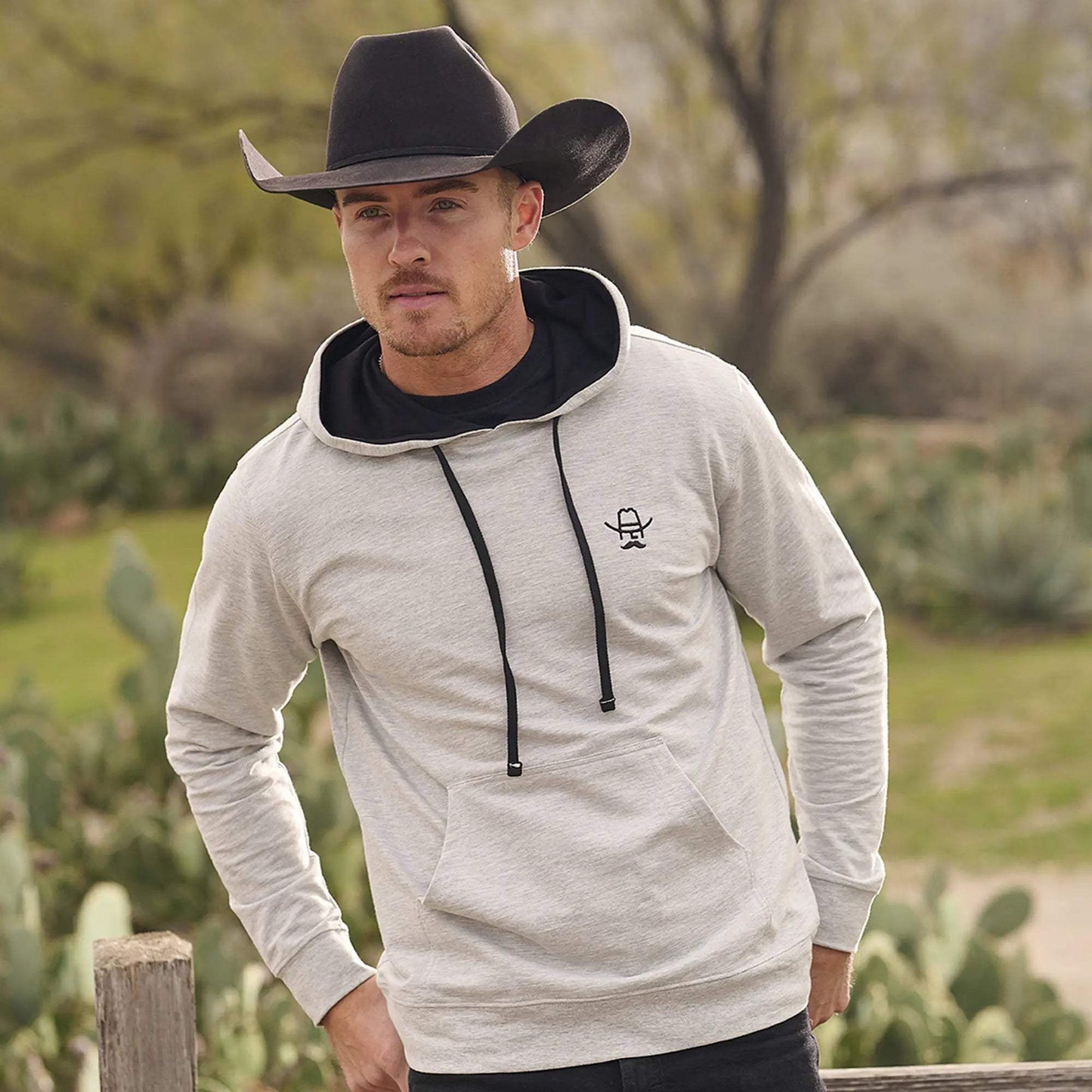 Logo Hoodie - Cowboy Cool - Flyclothing LLC