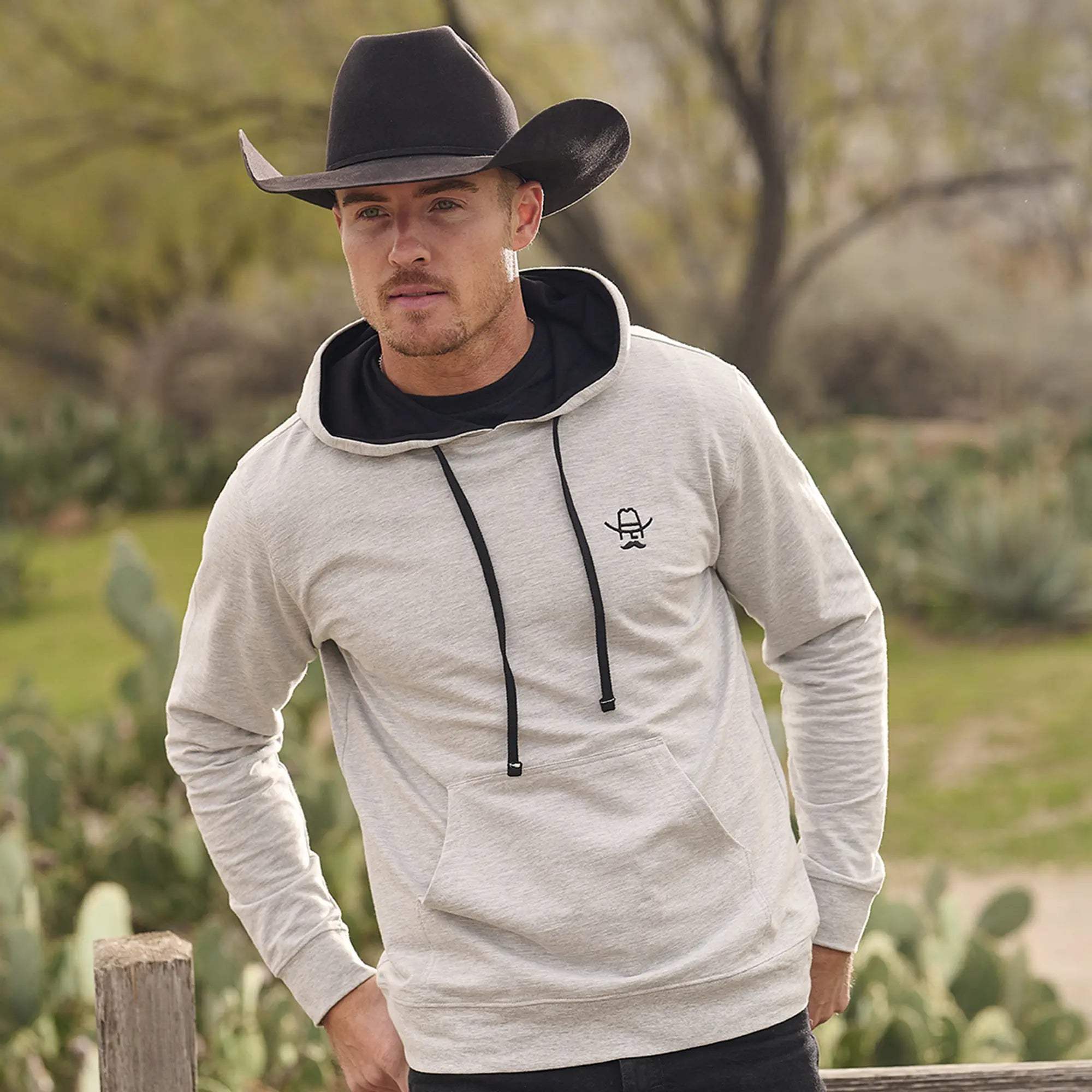 Logo Hoodie - Cowboy Cool - Flyclothing LLC