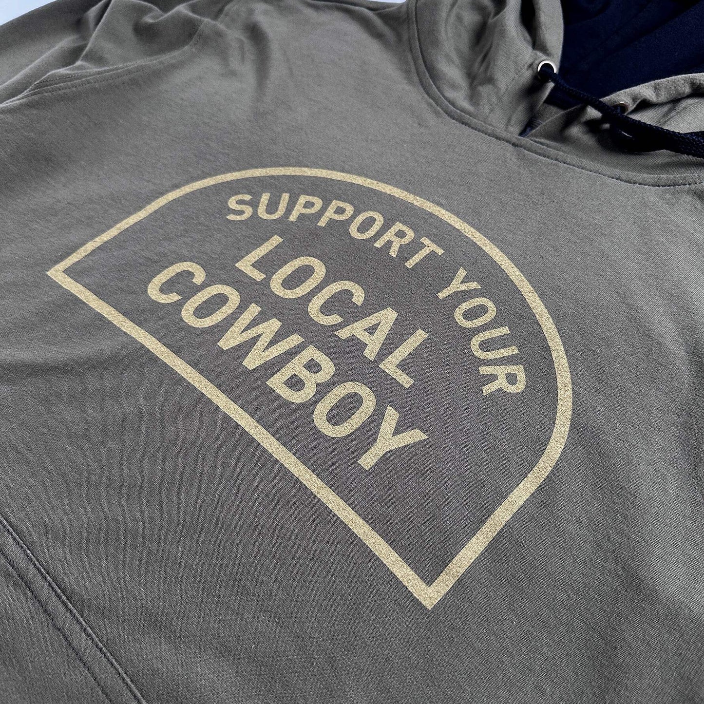 Support Your Local Cowboy Hoodie - Cowboy Cool - Flyclothing LLC
