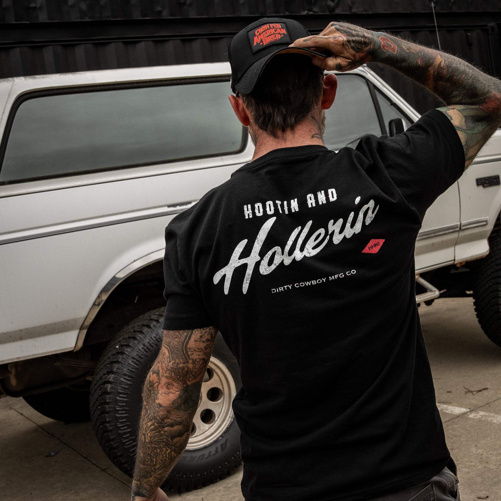 Hootin And Hollerin Men's T-Shirt - DIRTY COWBOY USA - Flyclothing LLC