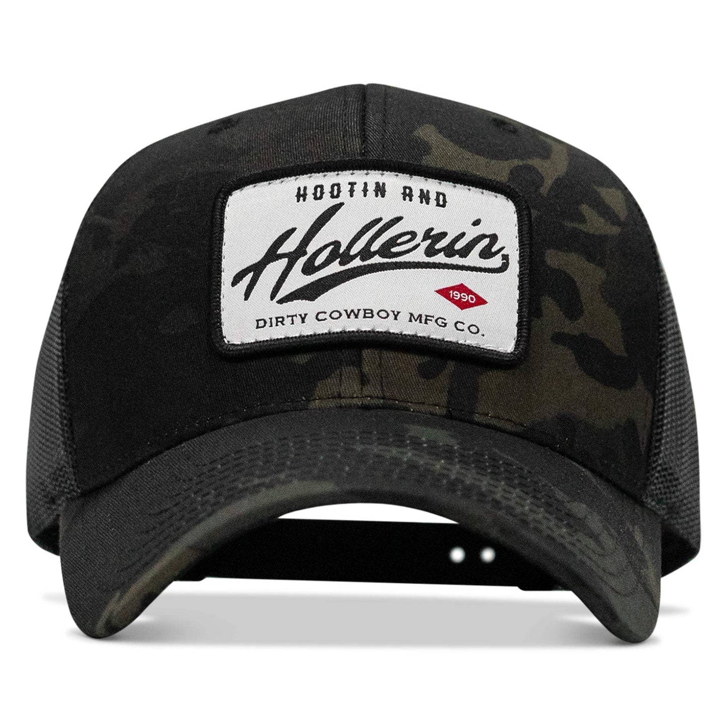 Hootin' & Hollerin' Patch Snapback Hat - DIRTY COWBOY USA - Flyclothing LLC