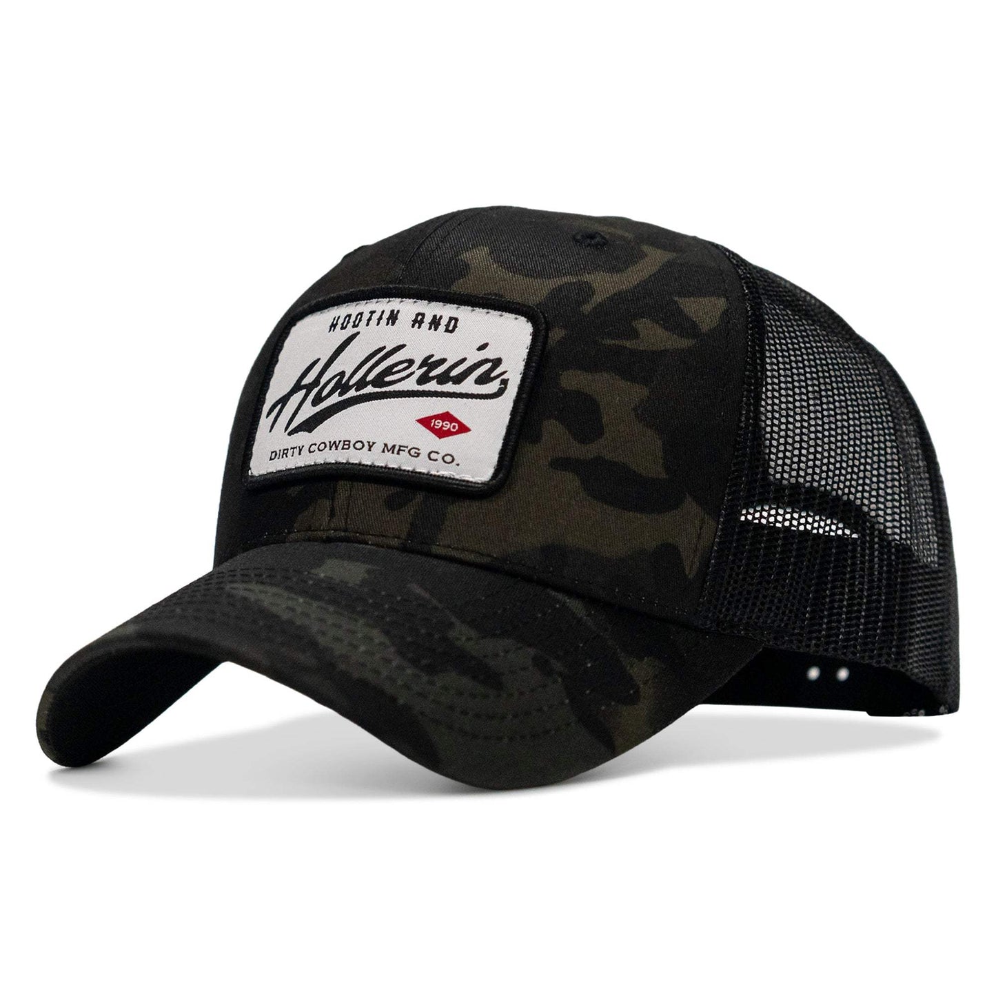 Hootin' & Hollerin' Patch Snapback Hat - DIRTY COWBOY USA - Flyclothing LLC