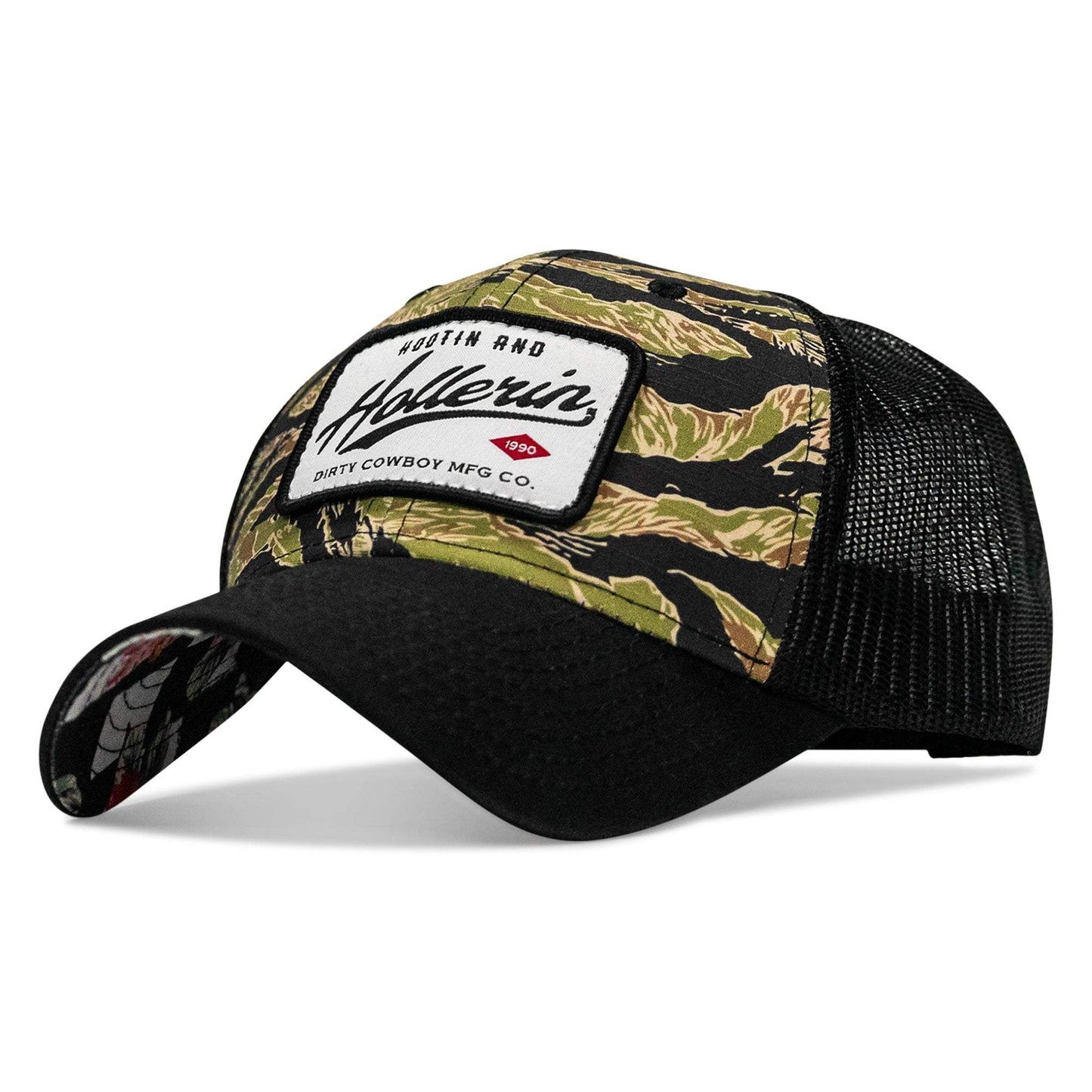 Hootin And Hollerin Patch Original Ripstop Classic Snapback Hat - DIRTY COWBOY USA - Flyclothing LLC