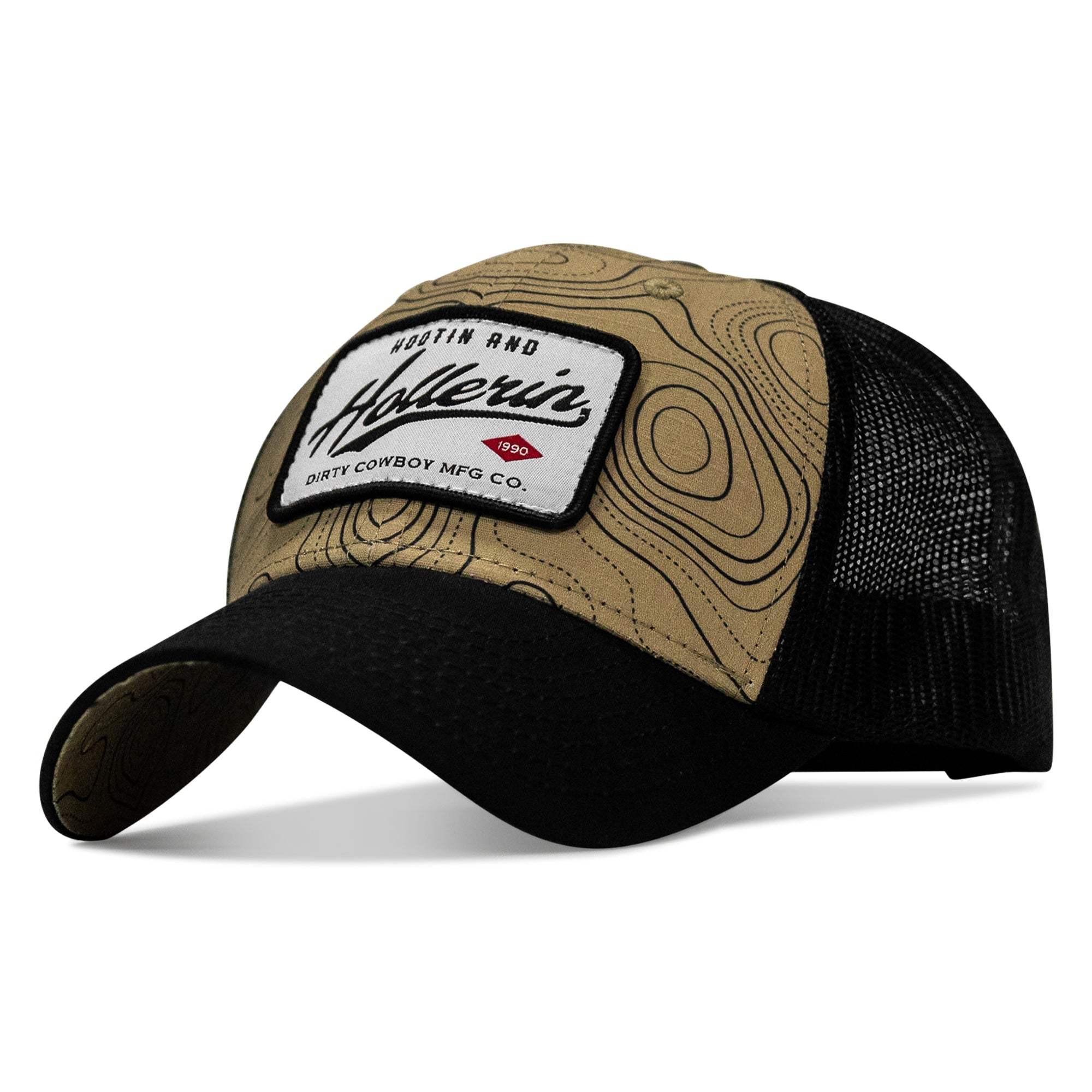 Hootin And Hollerin Patch Original Ripstop Classic Snapback Hat - DIRTY COWBOY USA - Flyclothing LLC