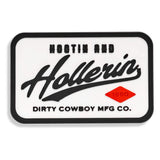 Hootin' & Hollerin' PVC Velcro Patch - DIRTY COWBOY USA - Flyclothing LLC