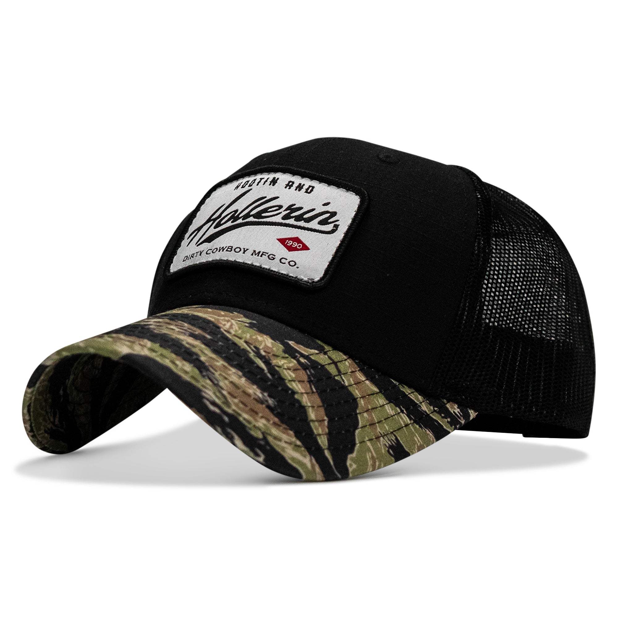 Hootin And Hollerin Patch Original Ripstop Classic Snapback Hat - DIRTY COWBOY USA - Flyclothing LLC