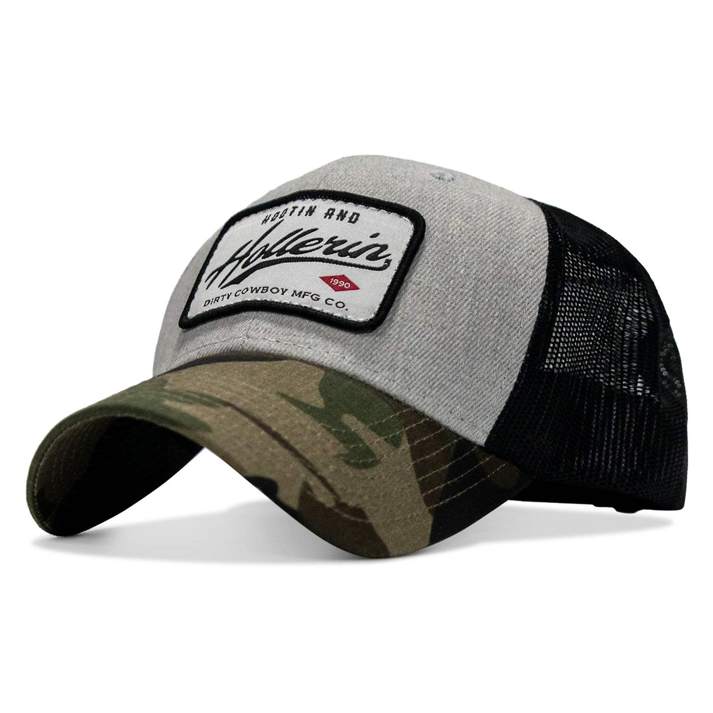 Hootin' & Hollerin' Patch Snapback Hat - DIRTY COWBOY USA - Flyclothing LLC