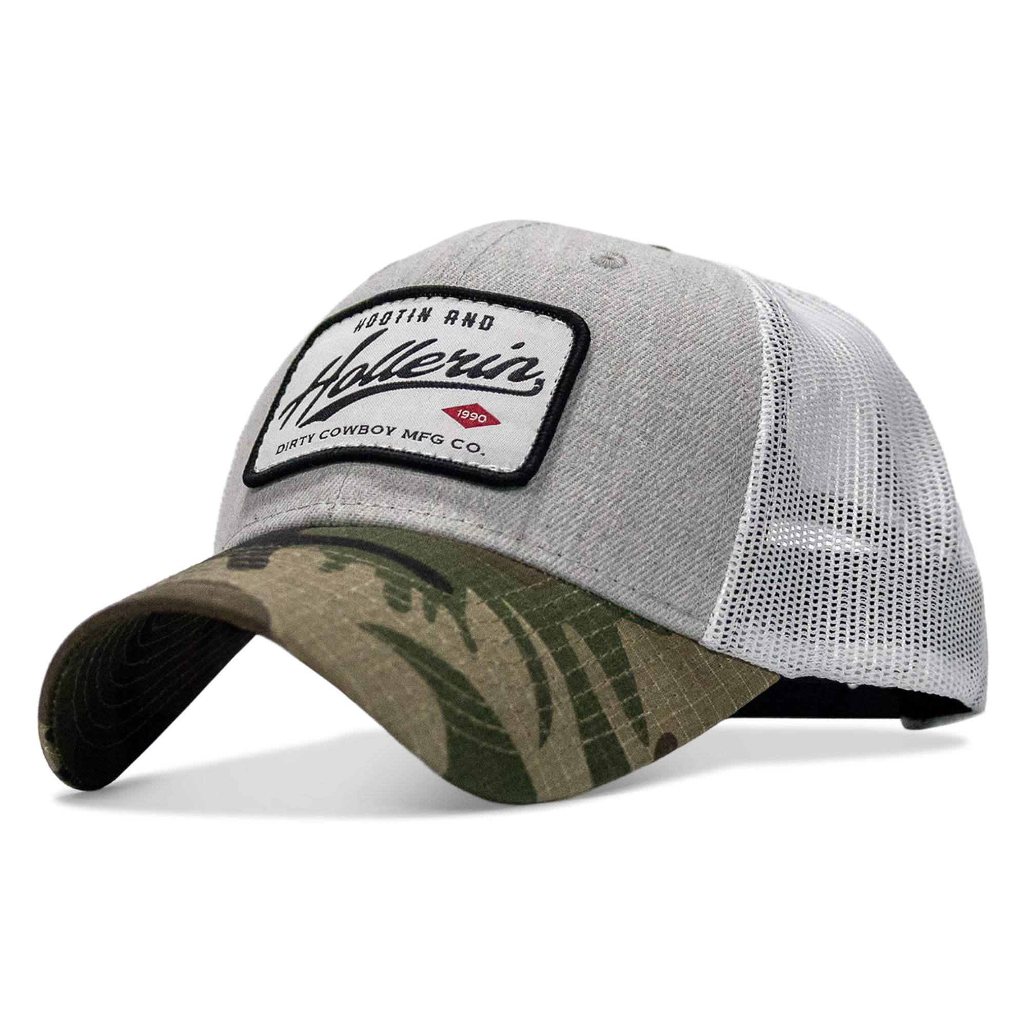 Hootin' & Hollerin' Patch Snapback Hat - DIRTY COWBOY USA - Flyclothing LLC