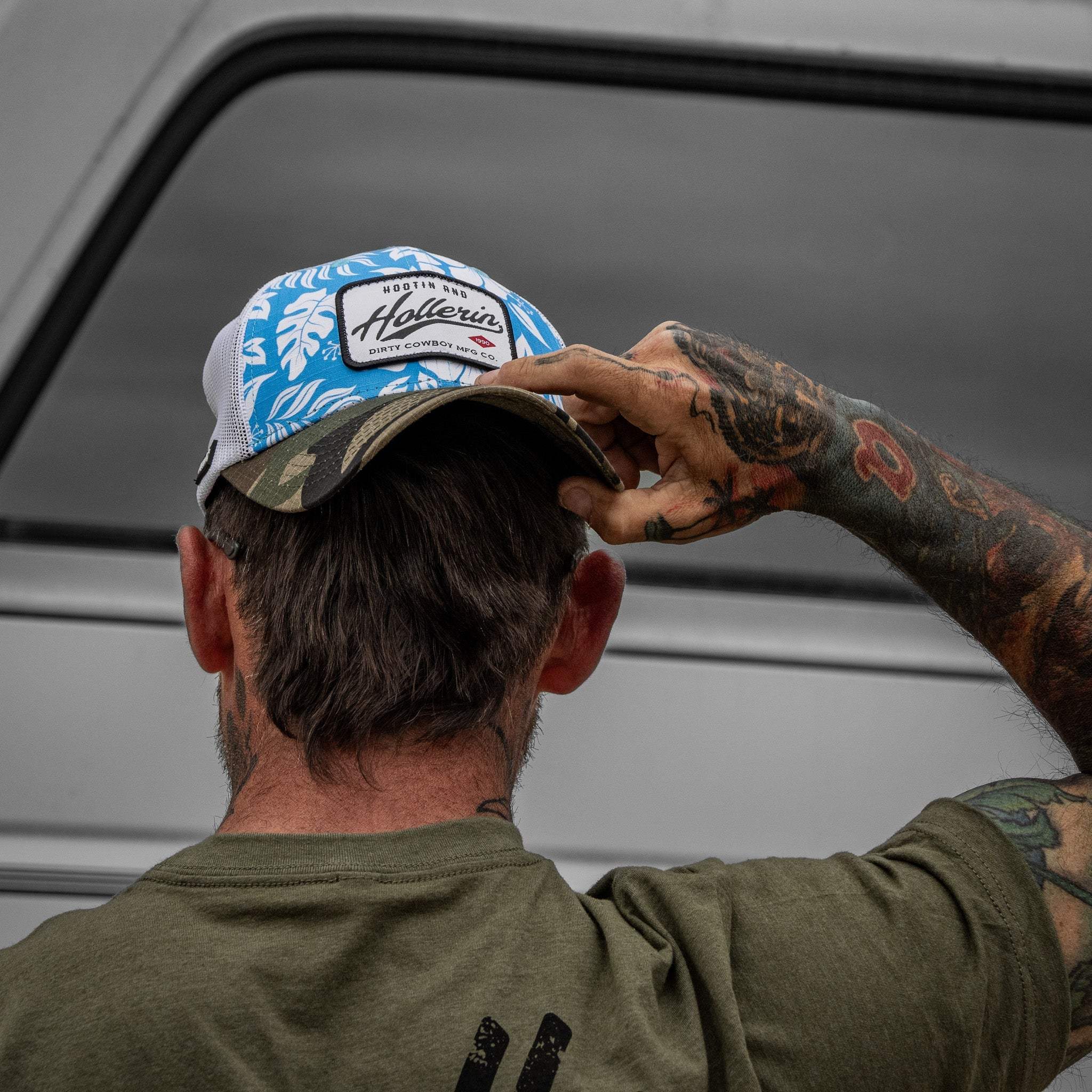 Hootin And Hollerin Patch Original Ripstop Classic Snapback Hat - DIRTY COWBOY USA - Flyclothing LLC