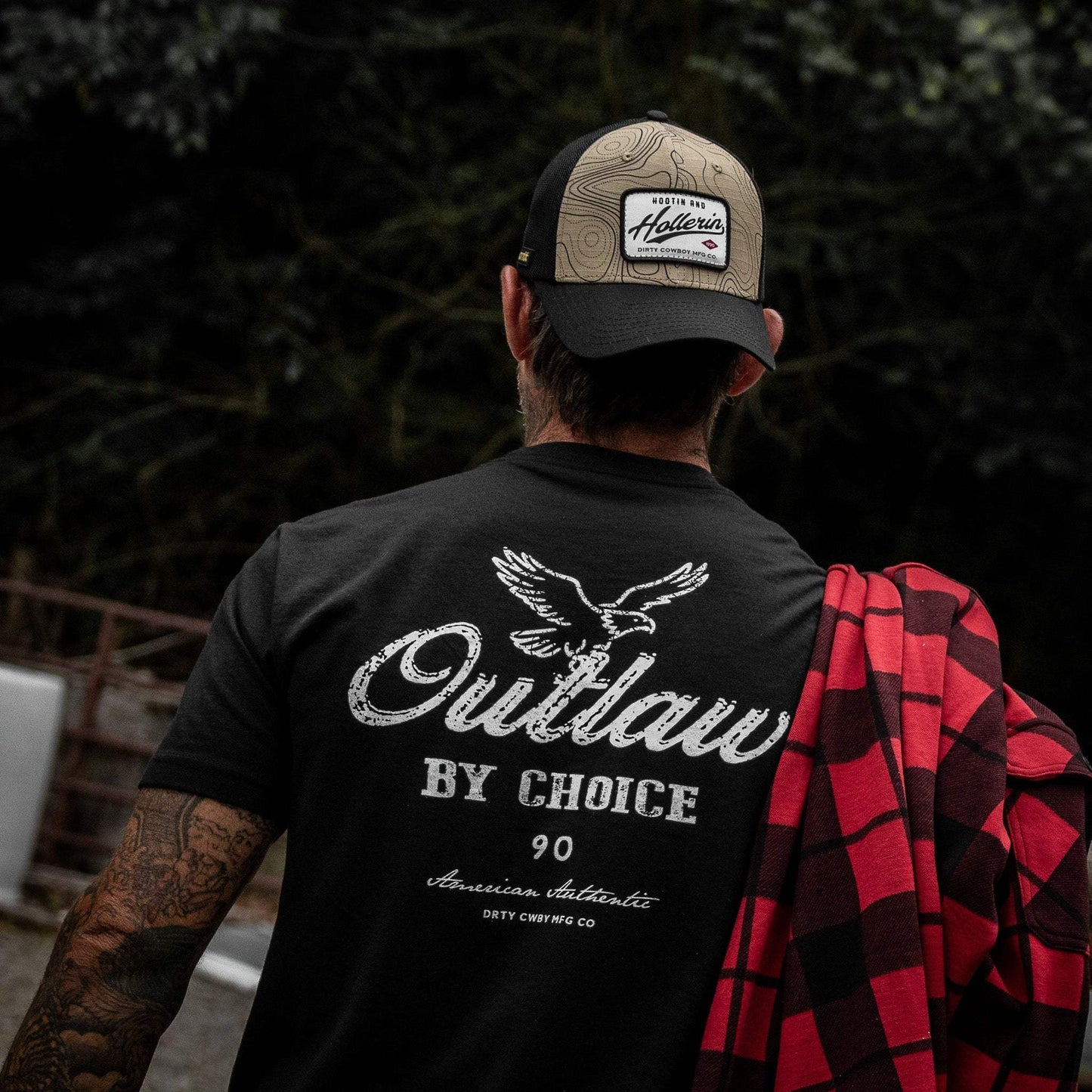 Hootin And Hollerin Patch Original Ripstop Classic Snapback Hat - DIRTY COWBOY USA - Flyclothing LLC