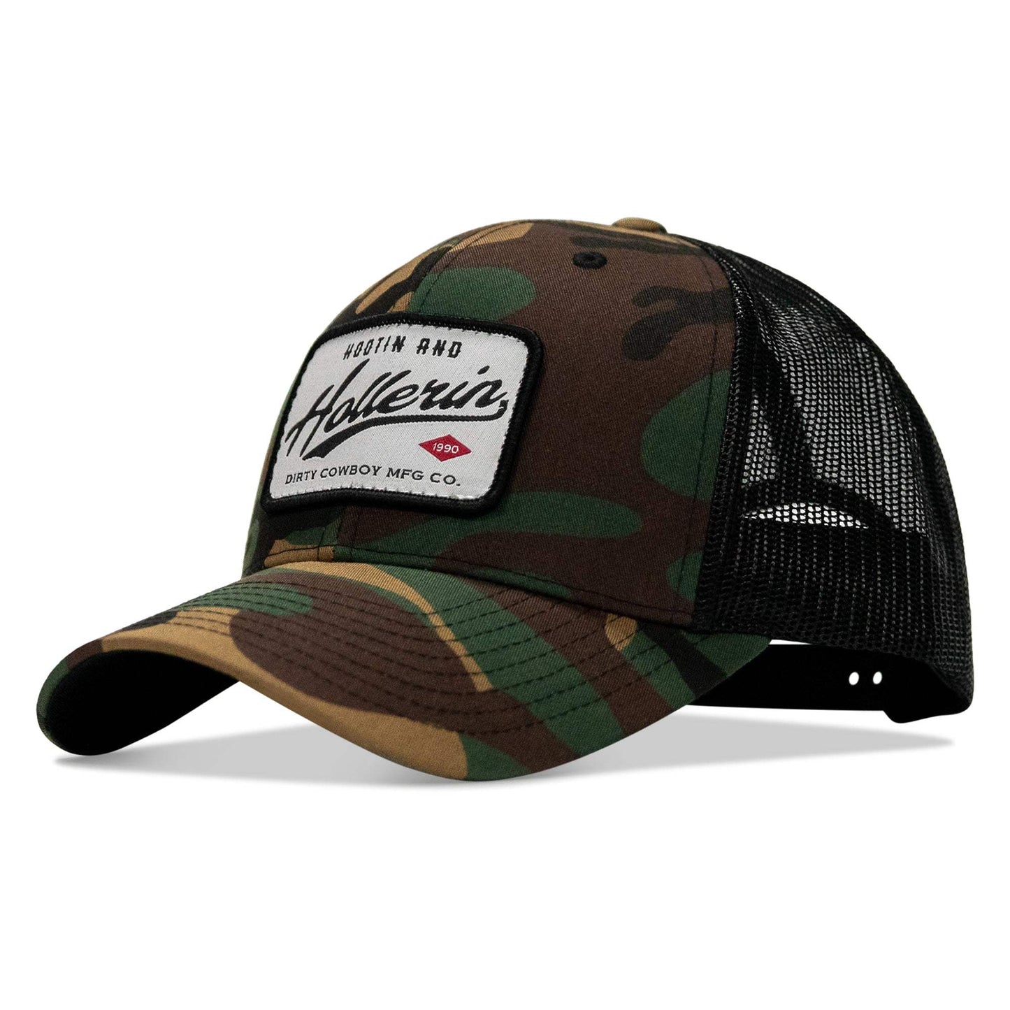 Hootin' & Hollerin' Patch Snapback Hat - DIRTY COWBOY USA - Flyclothing LLC
