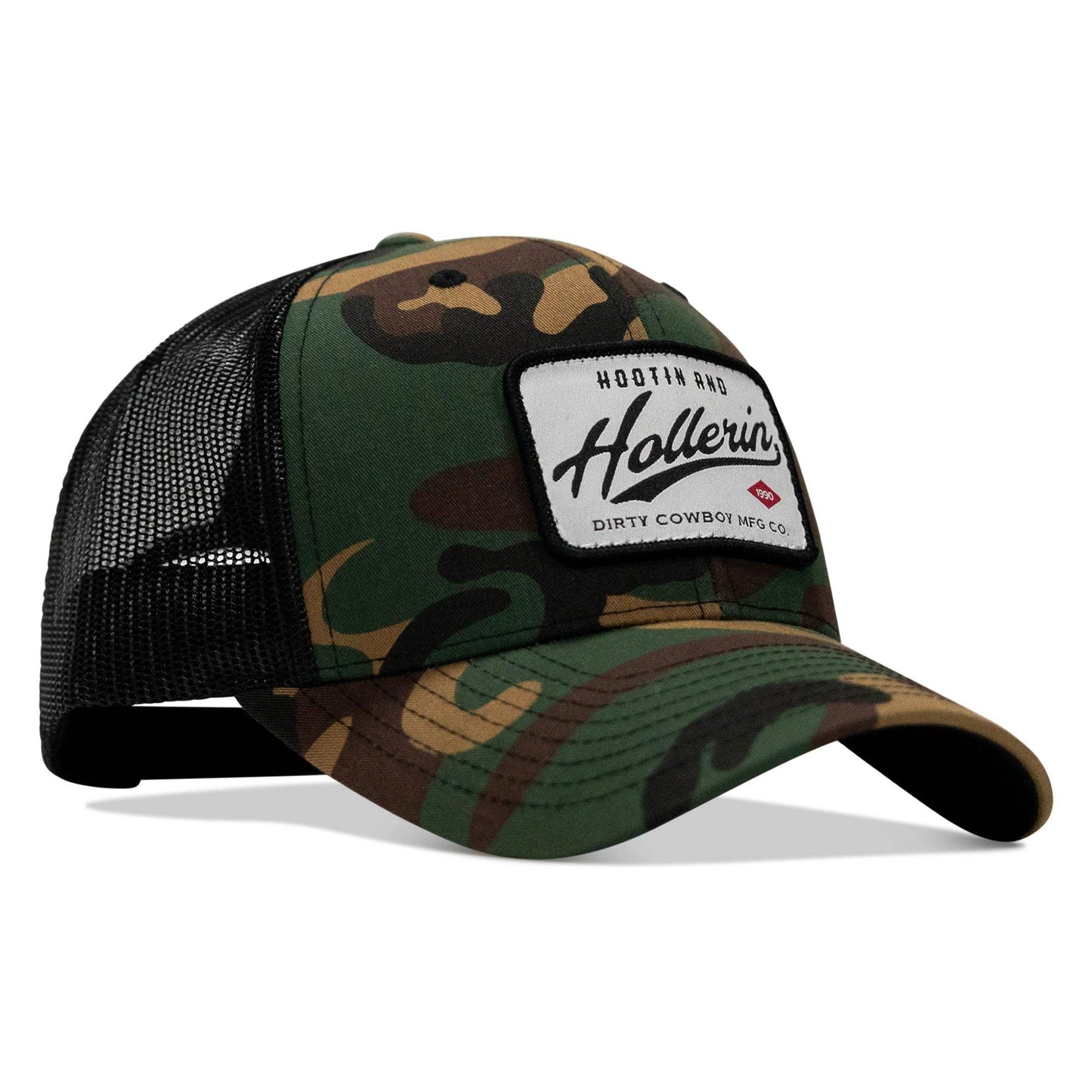 Hootin' & Hollerin' Patch Snapback Hat - DIRTY COWBOY USA - Flyclothing LLC