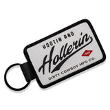 Hootin And Hollerin Flight Tag Keychain - DIRTY COWBOY USA - Flyclothing LLC